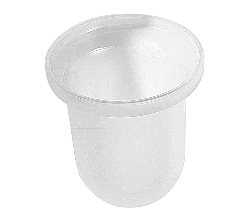 Mattglas zu WC-Bürstengarnitur