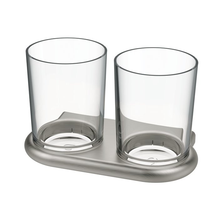 Double glass holder