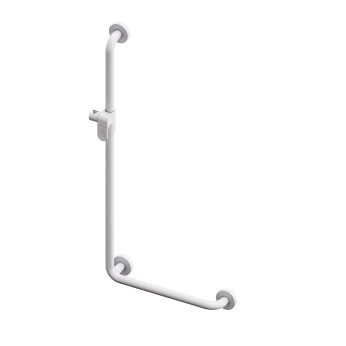 Barre coudée 90° avec support de douche