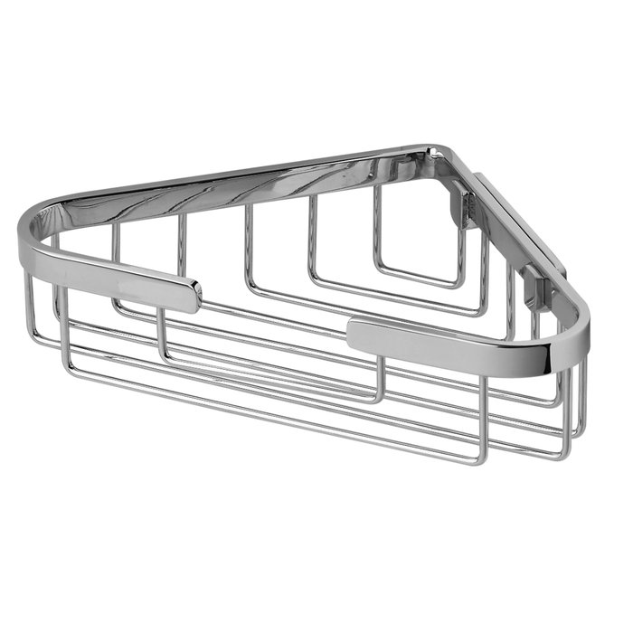 Wire soap basket, corner model