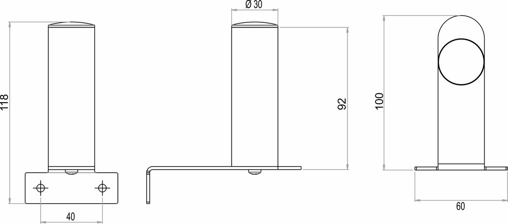 Porte-papier pour rouleau de réserve