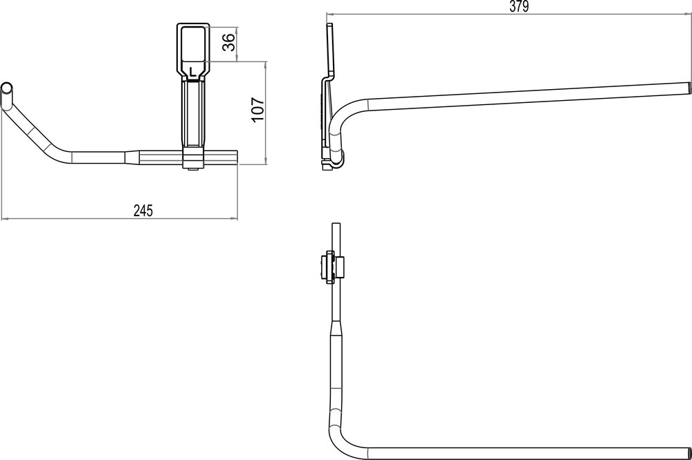 Towel holder to wash bassin LAUFEN