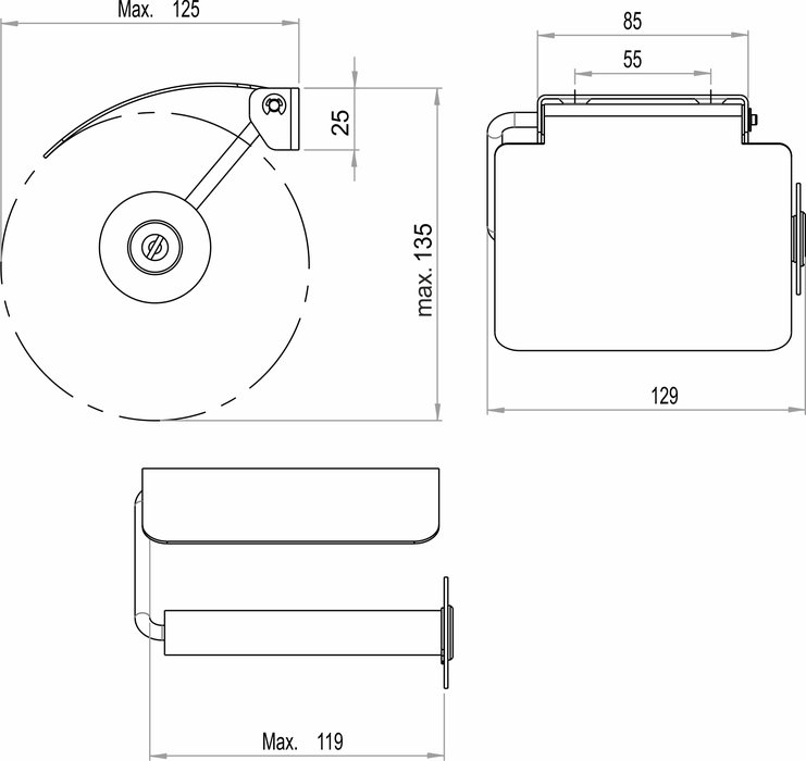 WC-Papierhalter