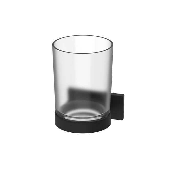 Porte-verre avec verre opaque