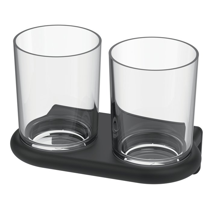 Double glass holder