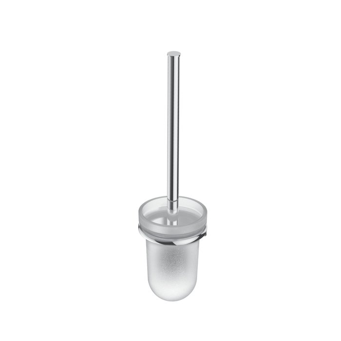 Toilet brush set without closing lid