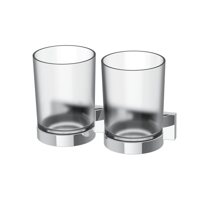 Doppelglashalter mit Mattglas
