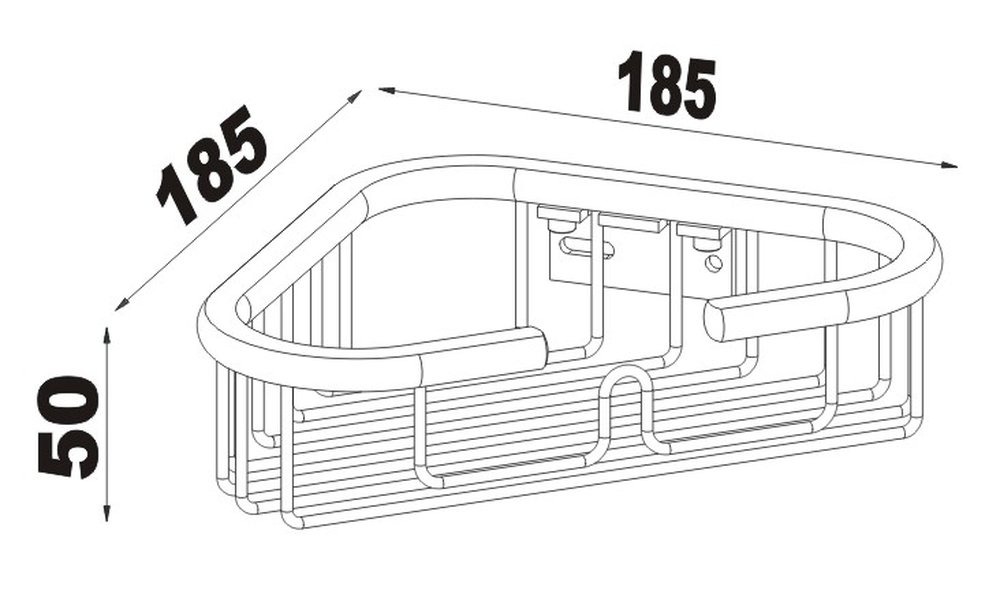 RIVA Drahtseifenhalter Eckmodell 