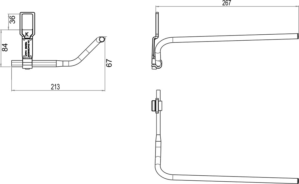 Handtuchhalter zu Waschtisch LAUFEN