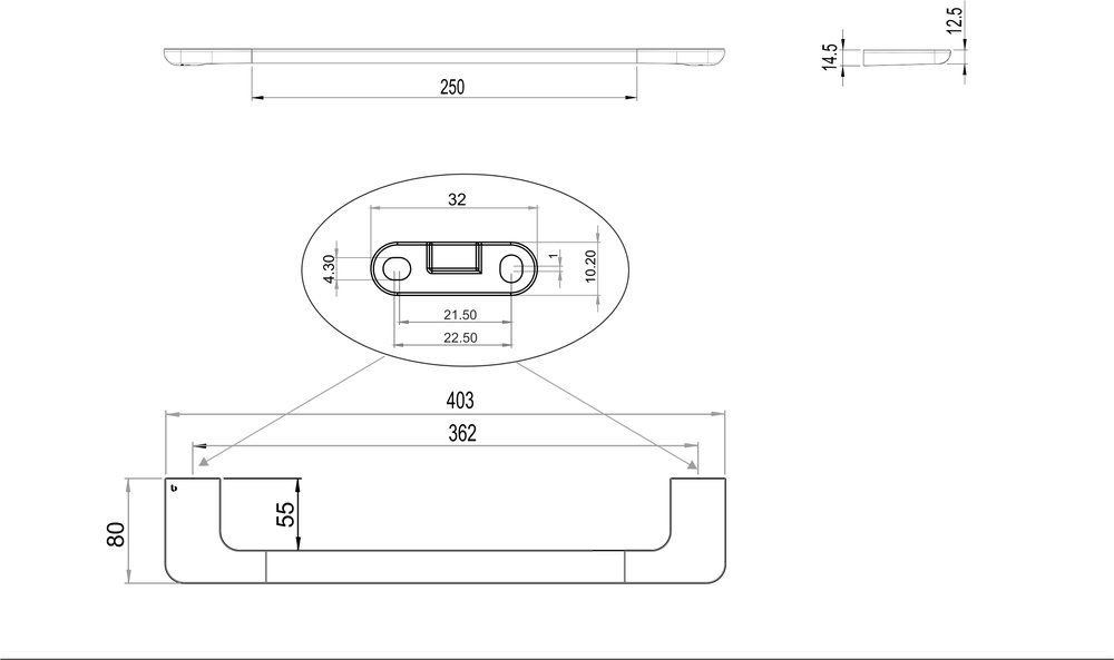 Porta asciugamani ad anello