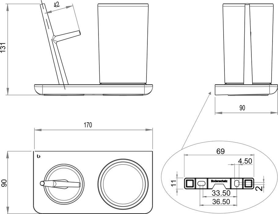 Schmuckbaum und Hygiene-Utensilienbox