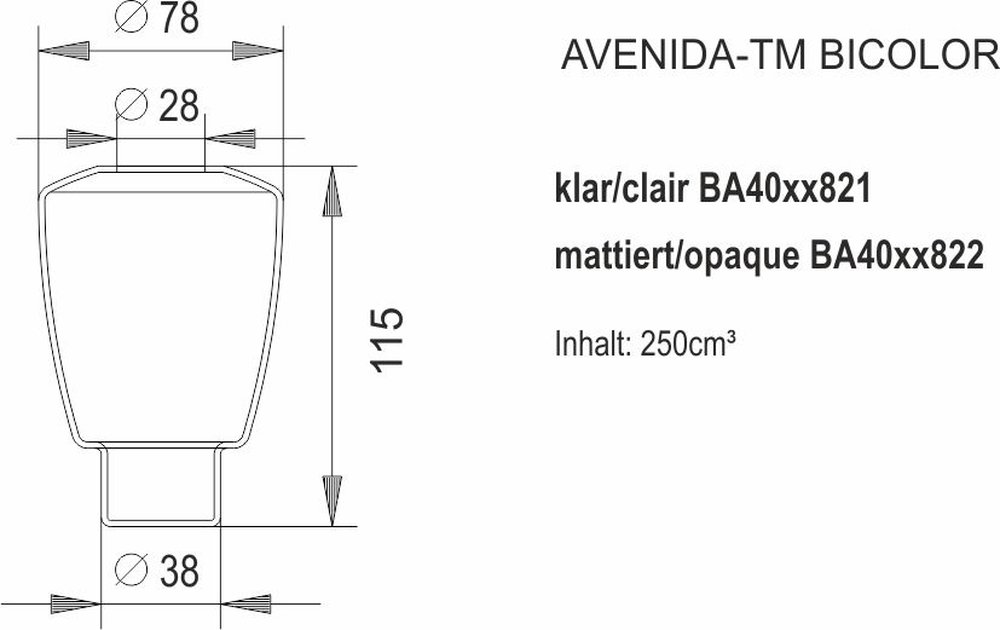 Récipient pour distributeur de savon