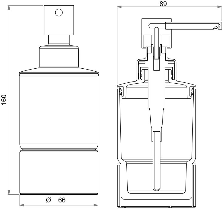 Seifenspender Standmodell