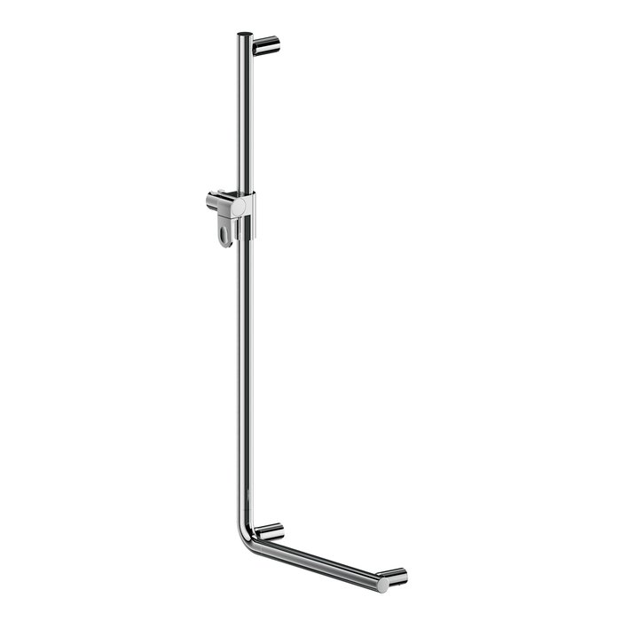 Maniglia ad angolo 90° con supporto doccia
