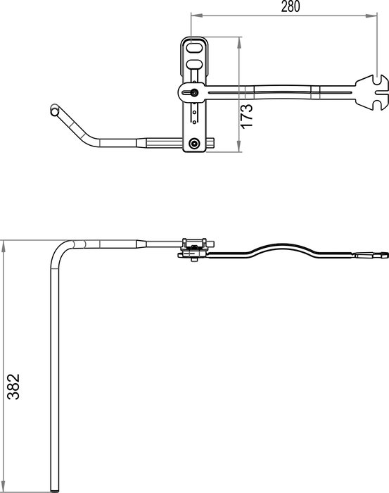 Porta asciugamani sini. p.lavandino Pro 60, 65, S