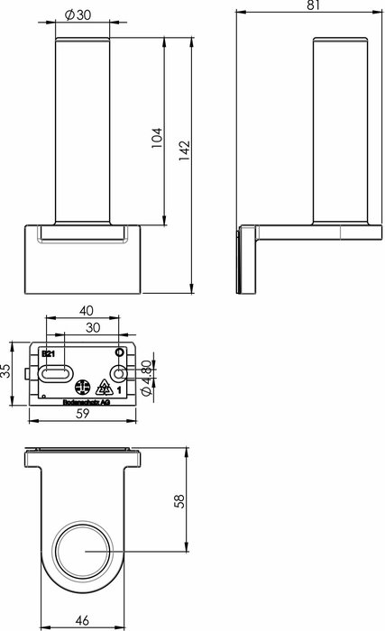 WC-Reserverollenhalter