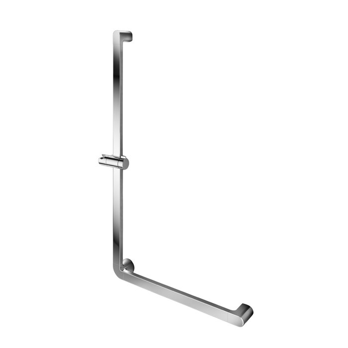 Maniglia ad angolo 90° con supporto doccia