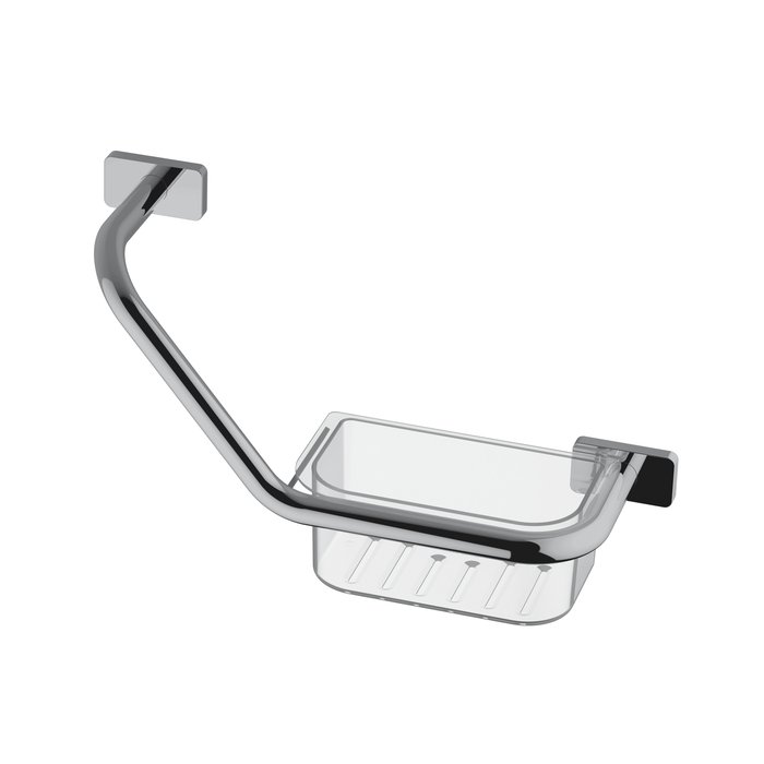 Bath handle, angled