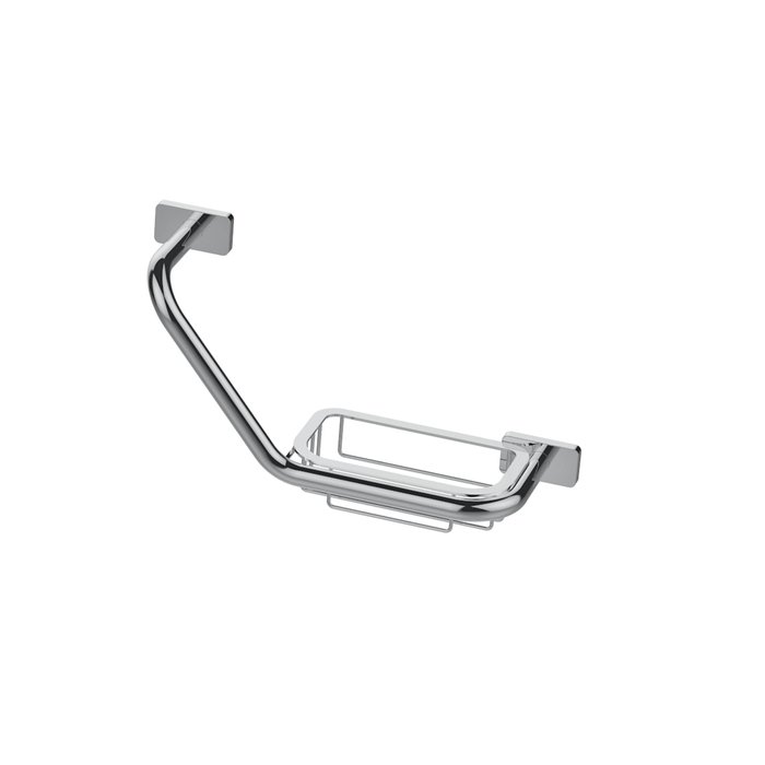 Bath handle, angled