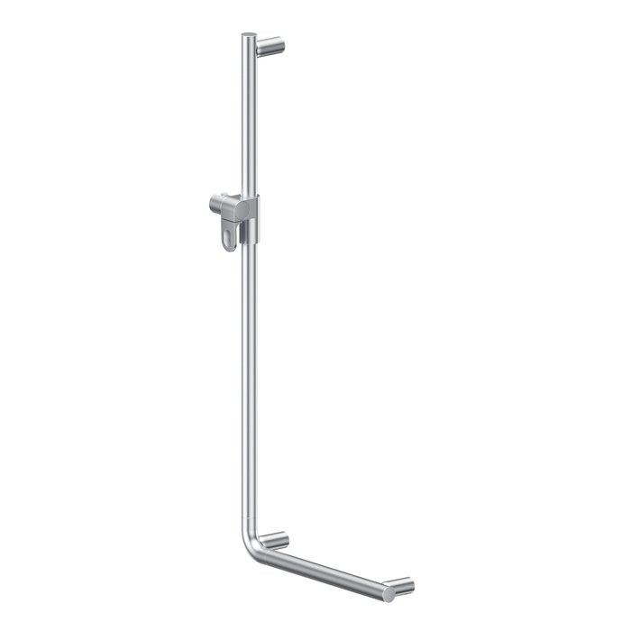 Maniglia ad angolo 90° con supporto doccia