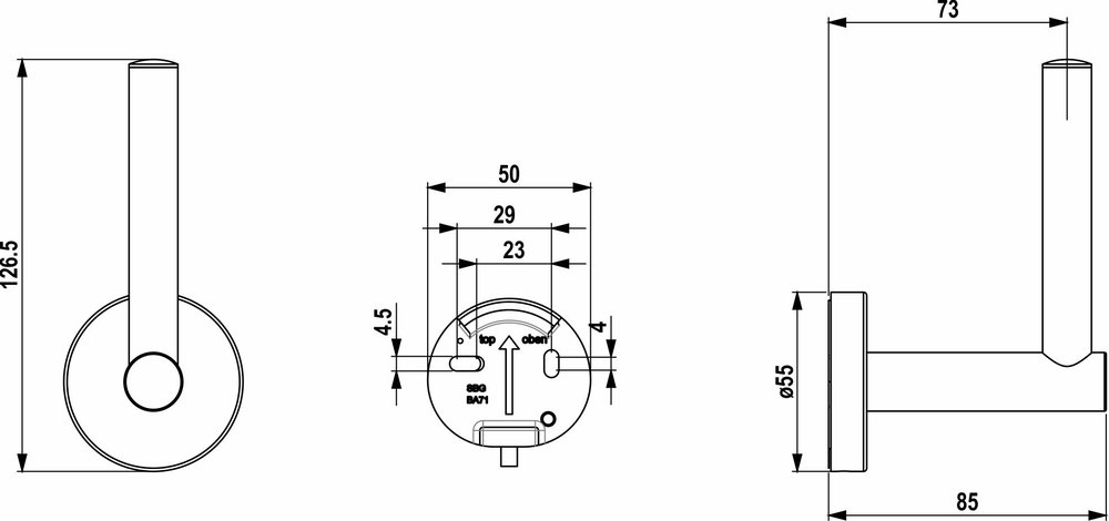 Reserverollenhalter