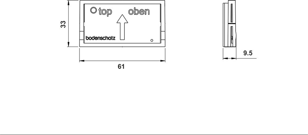 Wall flange P12 for bonding CHIC14