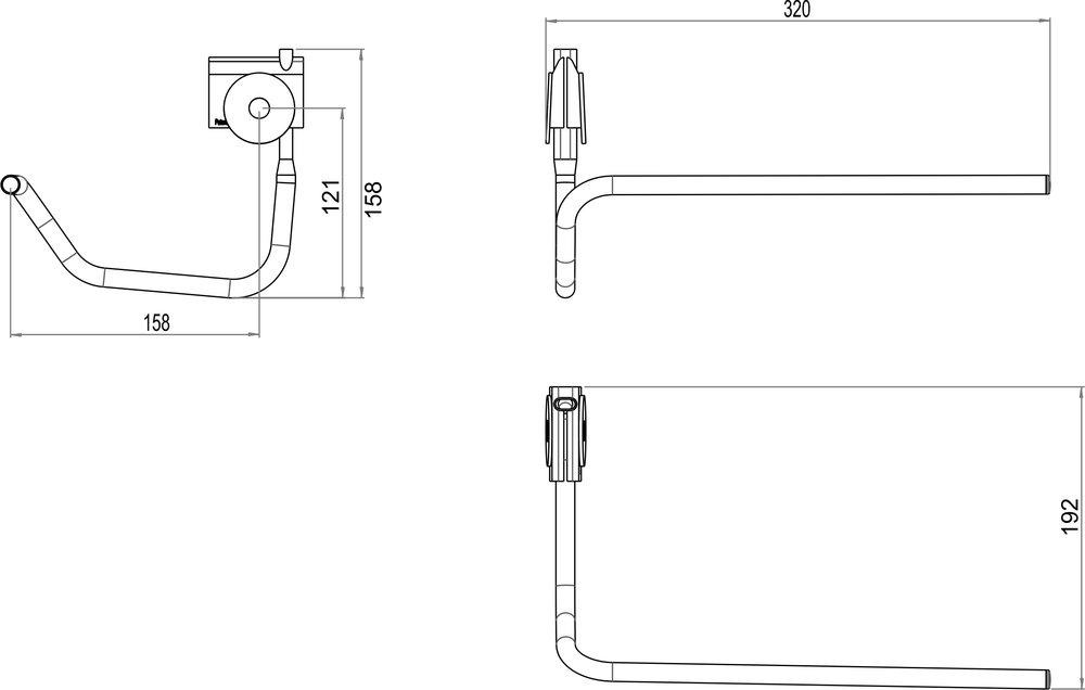 Porta asciugamani VILLEROY & BOCH sinistra