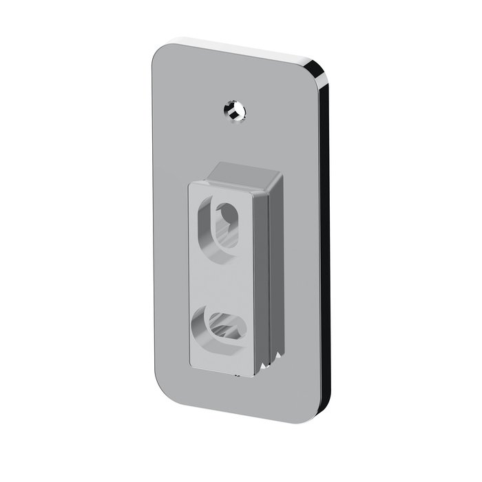 Wall flange combination for gluing/screwing