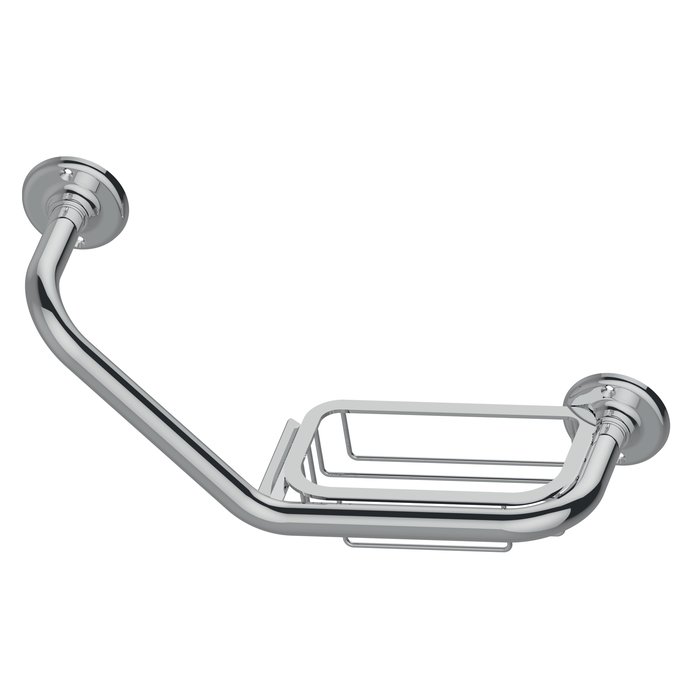 Bath handle, angled