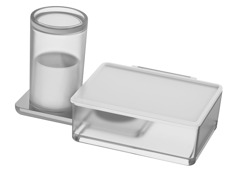 Hygiene-Utensilienbox + Feuchttücherbox