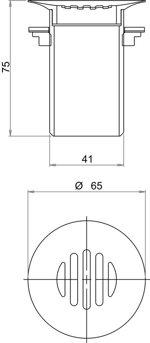 Siebventil 5/4'' ohne Überlauf