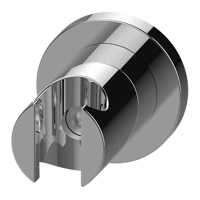 Support de douche rond avec 2 angles d'insertion