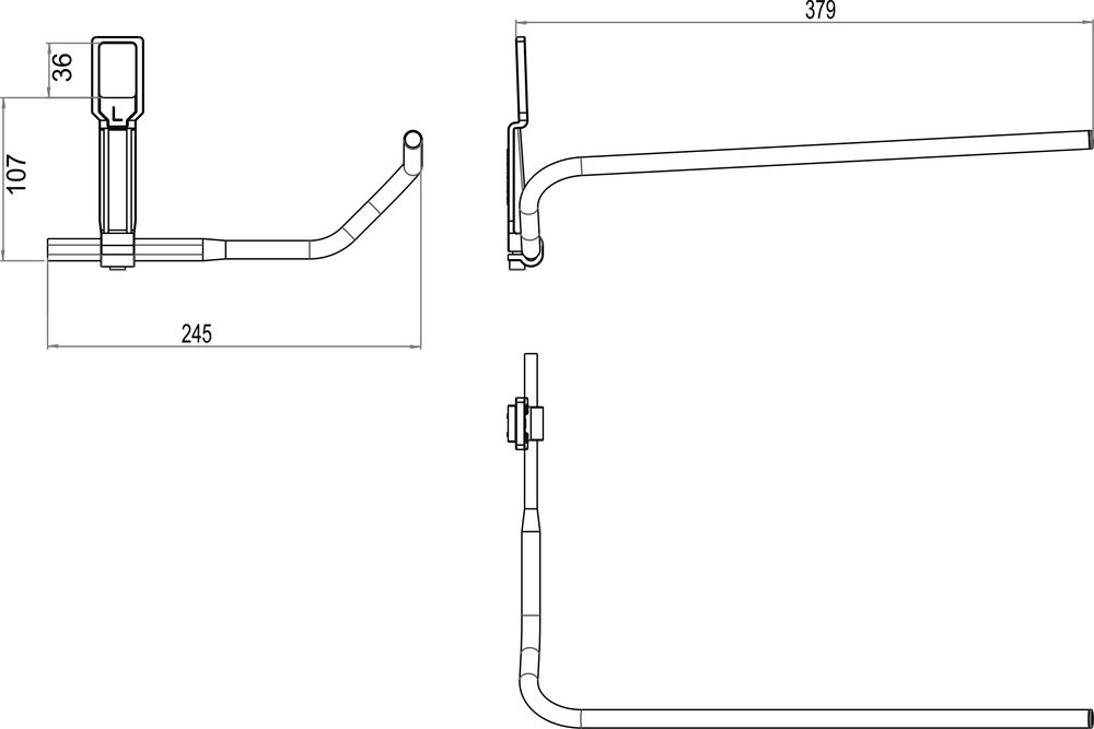 Handtuchhalter zu Waschtisch LAUFEN