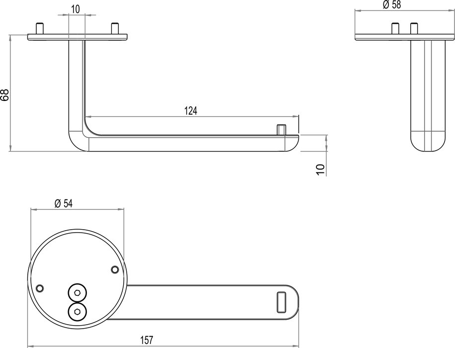 Toilet paper holder (accessory)