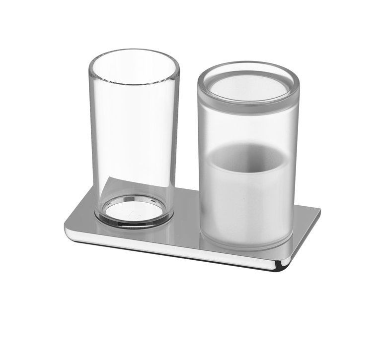Glashalter und Hygiene-Utensilienbox