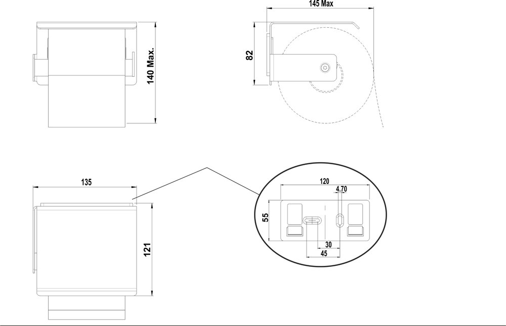 WC-Papierhalter