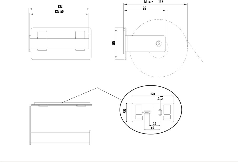 WC-Papierhalter