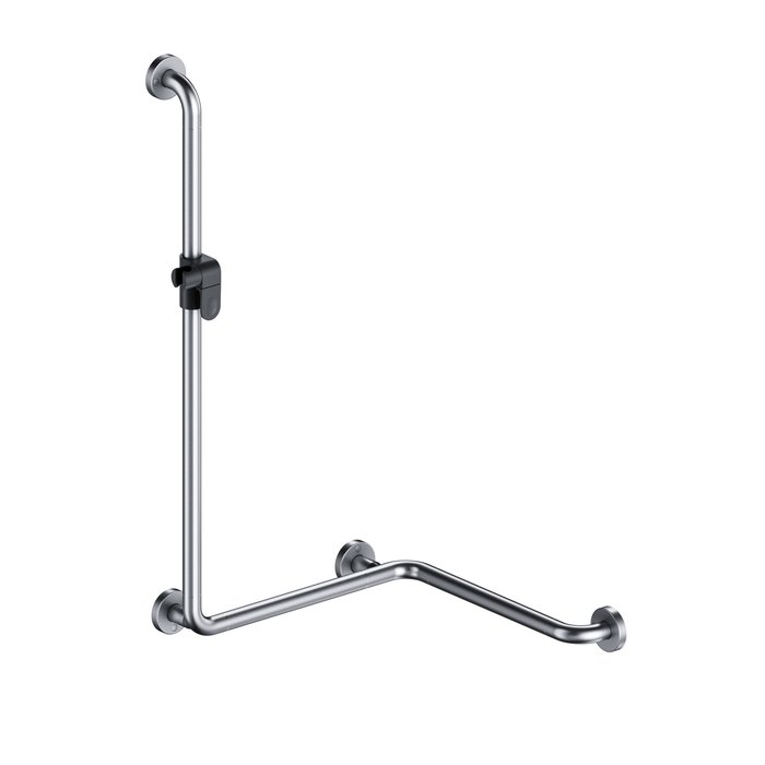 Main courante de douche avec support de douche