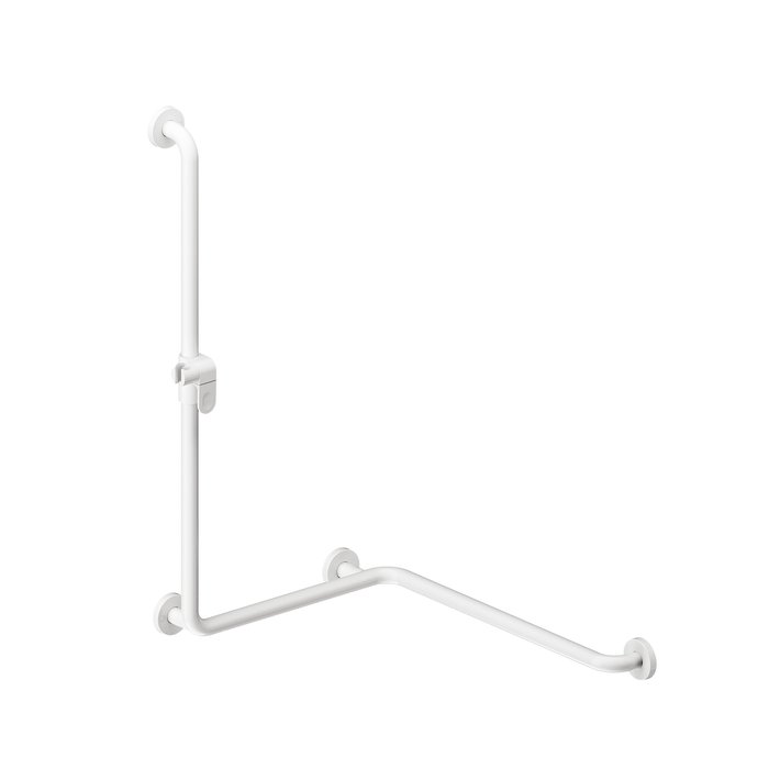 Main courante de douche avec support de douche