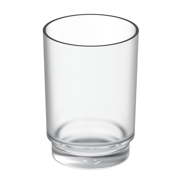 Glass + container soap dispenser