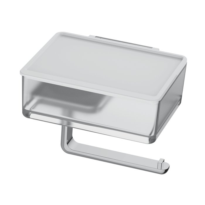 Toilet paper holder and wet wipes/utensils box