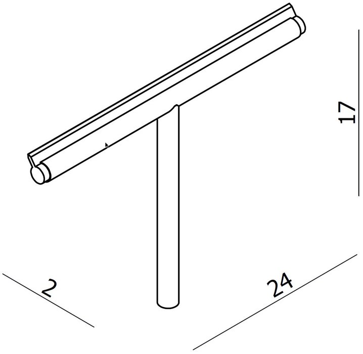 Shower wiper with rubber lip
